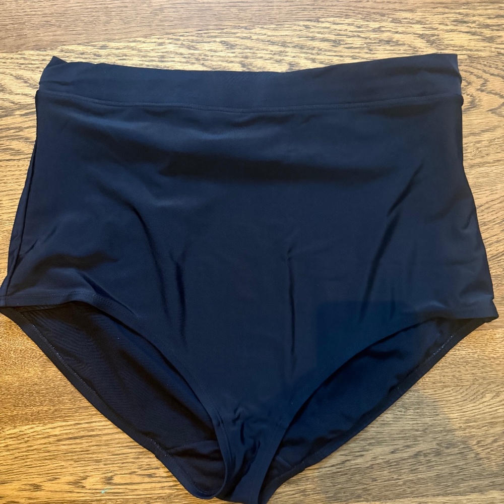 Ultra High waisted swim bottoms from Lane Bryant